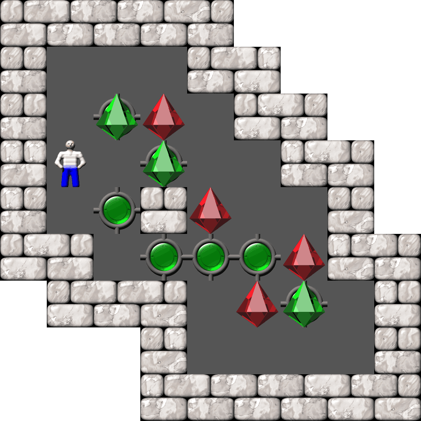 Sokoban Yoshio Murase's Hand-Made level 25